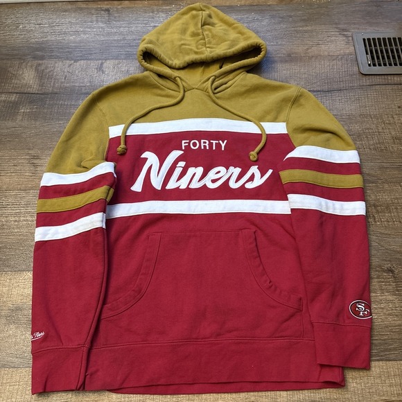 Mitchell & Ness Other - San Francisco 49ers Mitchell And Ness Throwbacks Coach Script Hoodie Size Medium